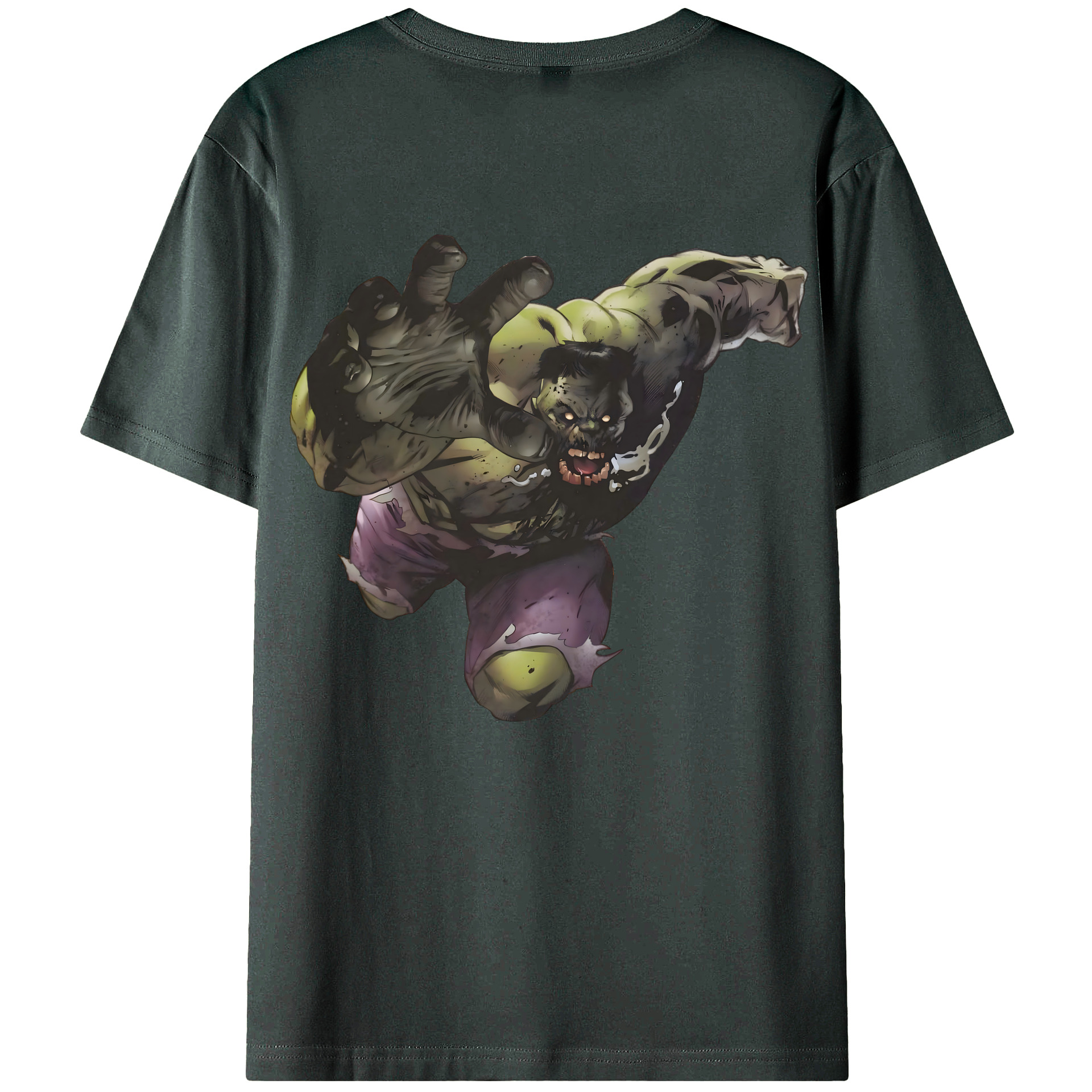 （画像用） アベンジャーズ The Avengers 綿100％ メンズ半袖Tシャツ（バックプリント） 通気性